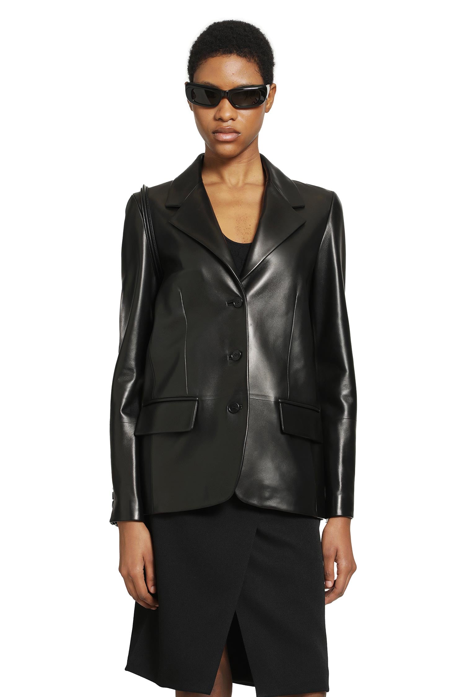 Leather Blazer