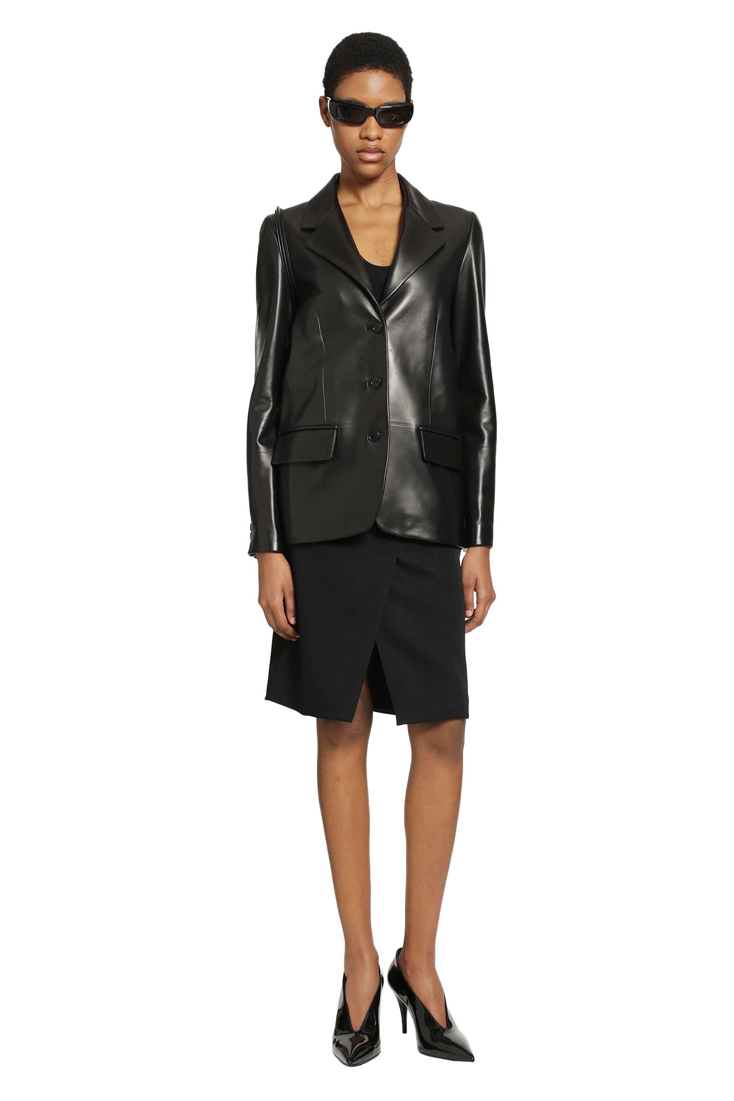 GUCCI Leather Blazer woman