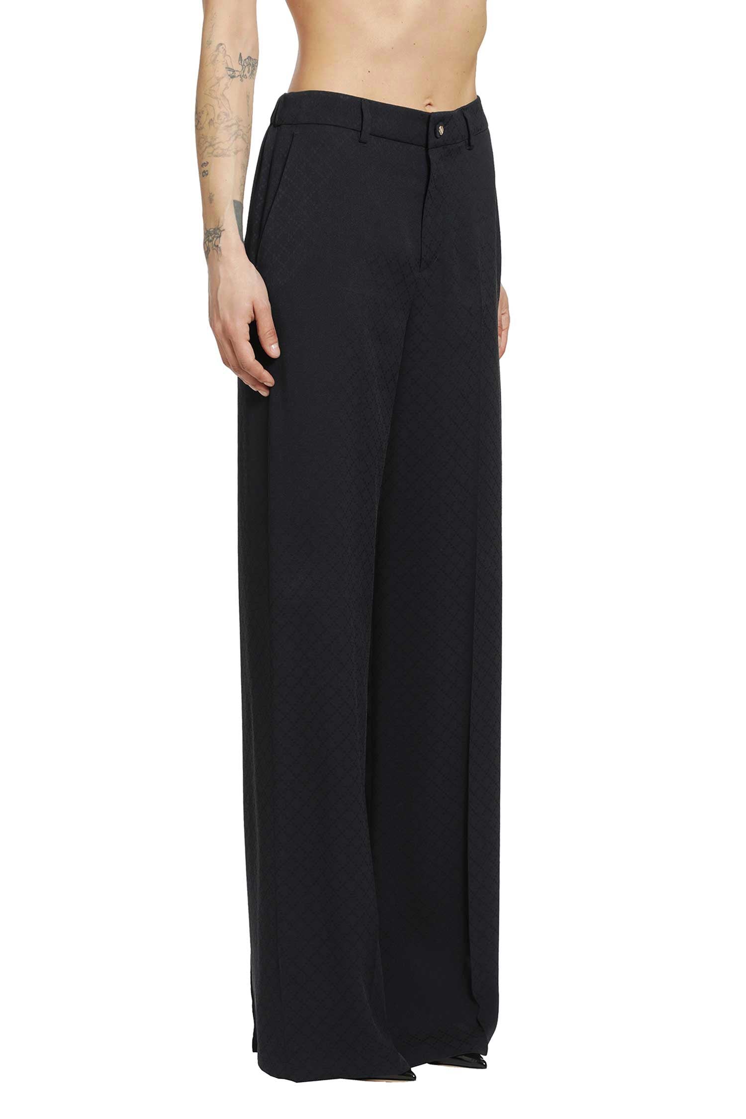 Silk Jacquard Trousers