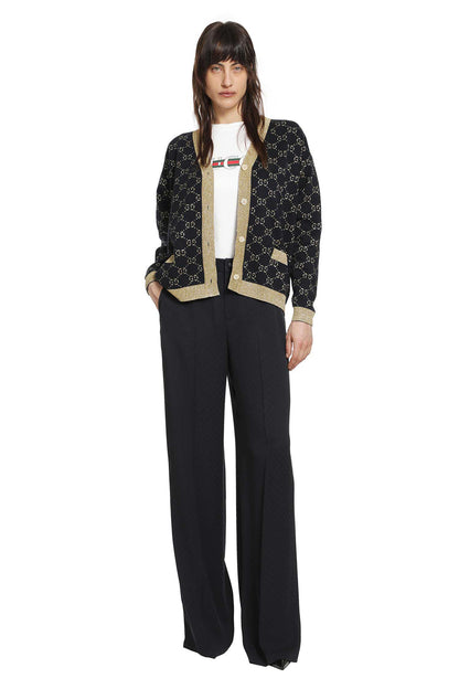 Silk Jacquard Trousers