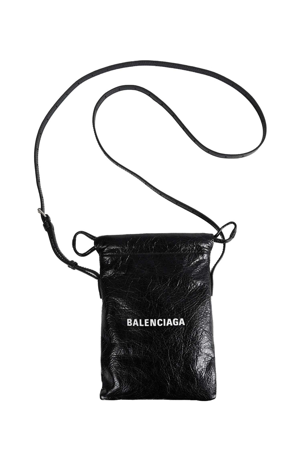 BALENCIAGA Shopper Drawstring Phone Holder man