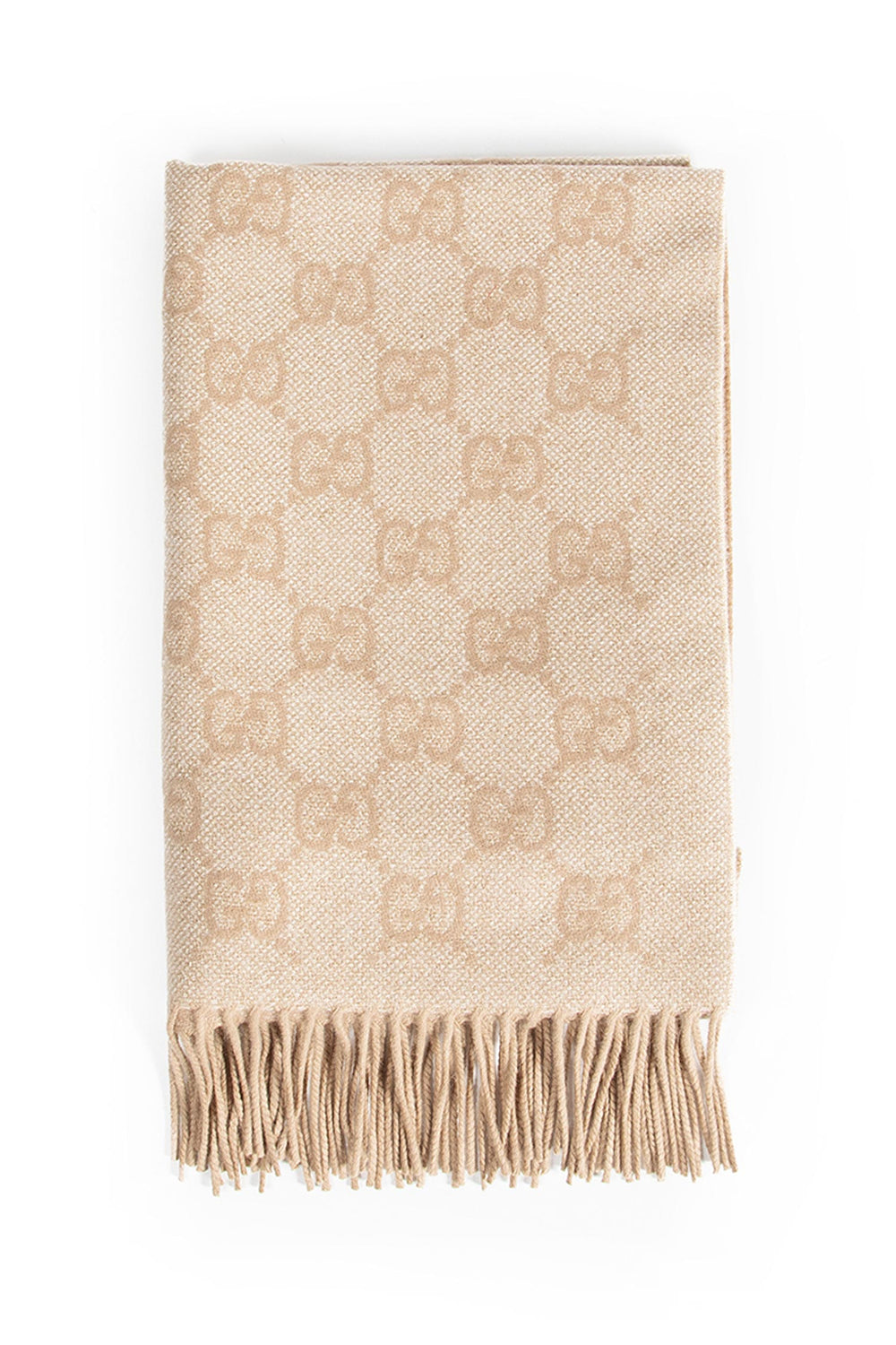 GUCCI GG Cashmere Lamé Scarf woman