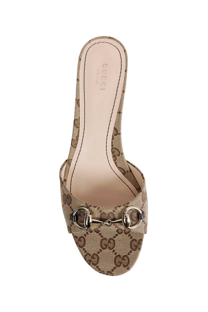 Slide Sandals With Horsebit