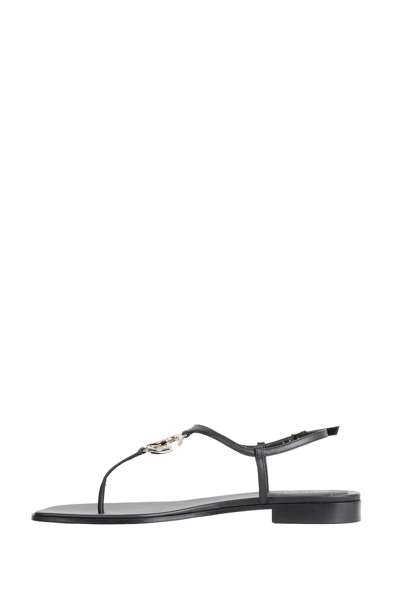 GUCCI GG Marmont Thong Leather Sandals woman