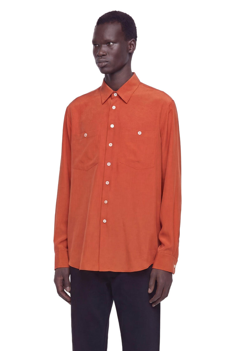 Shirt in Silk Habotai