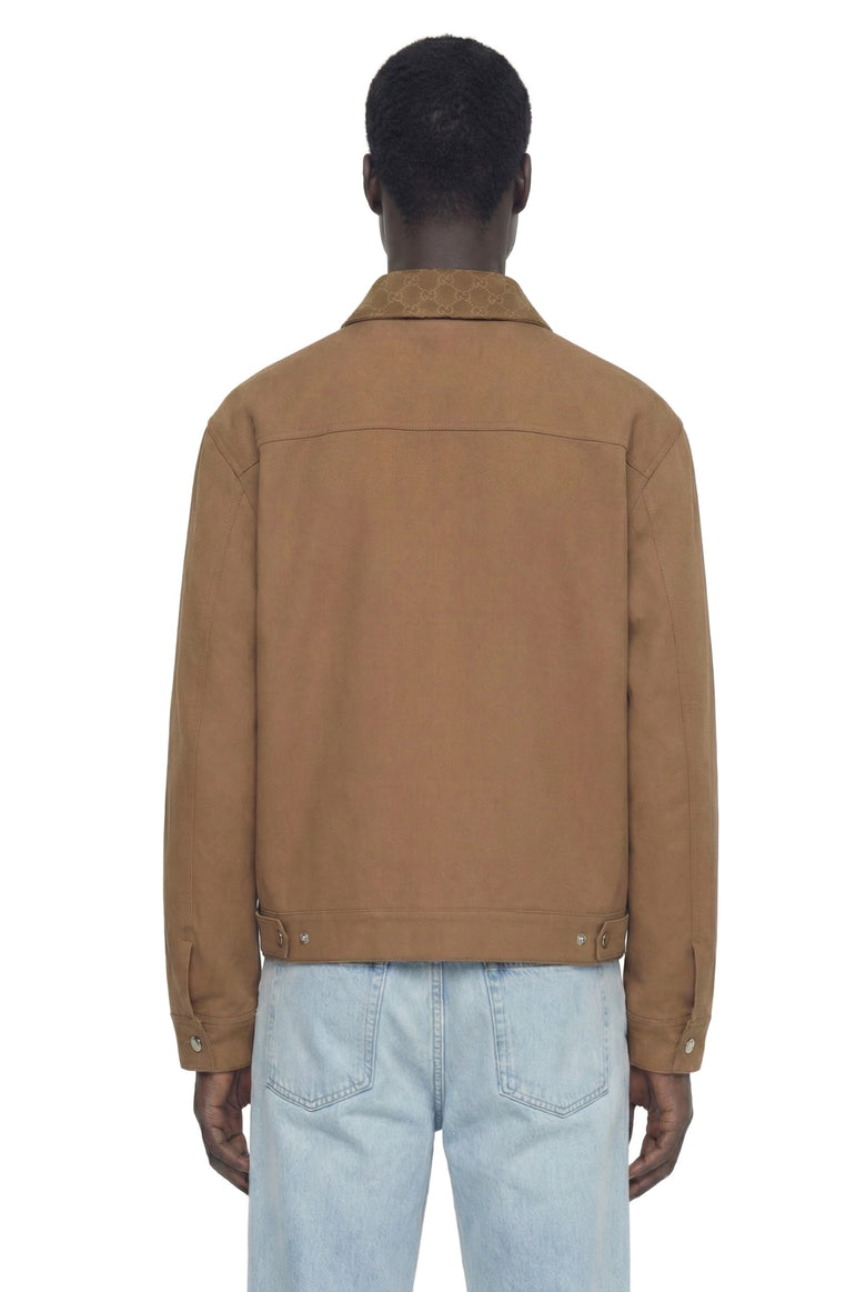 GUCCI Heavy Cotton Canvas Overshirt man