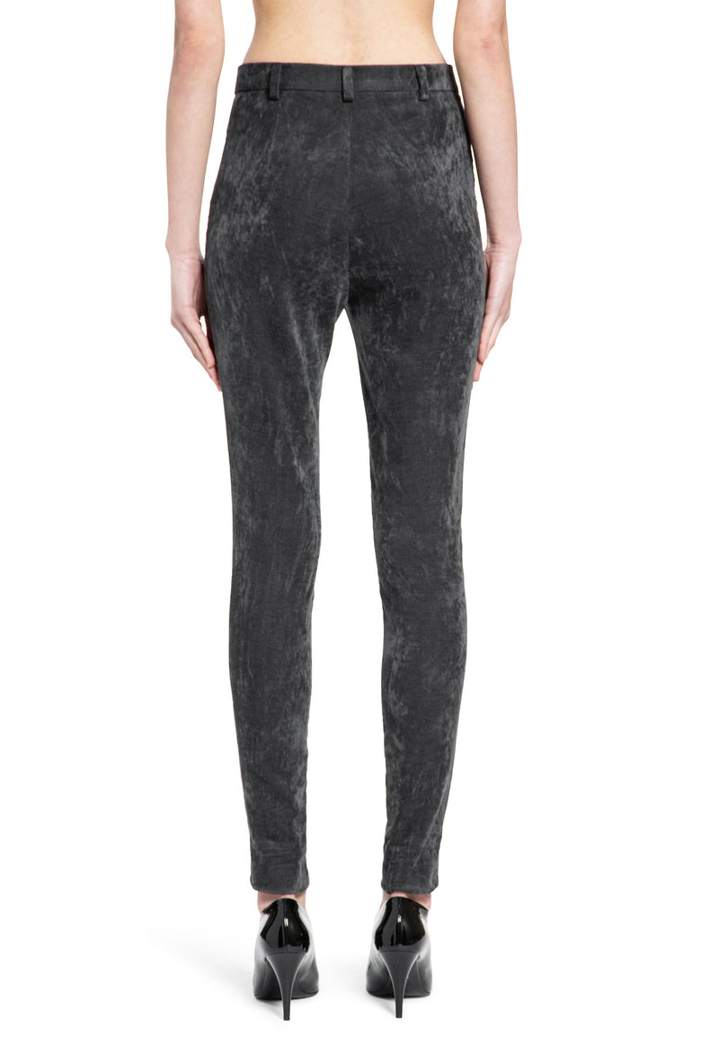 GUCCI Stretch Velvet Leggings woman