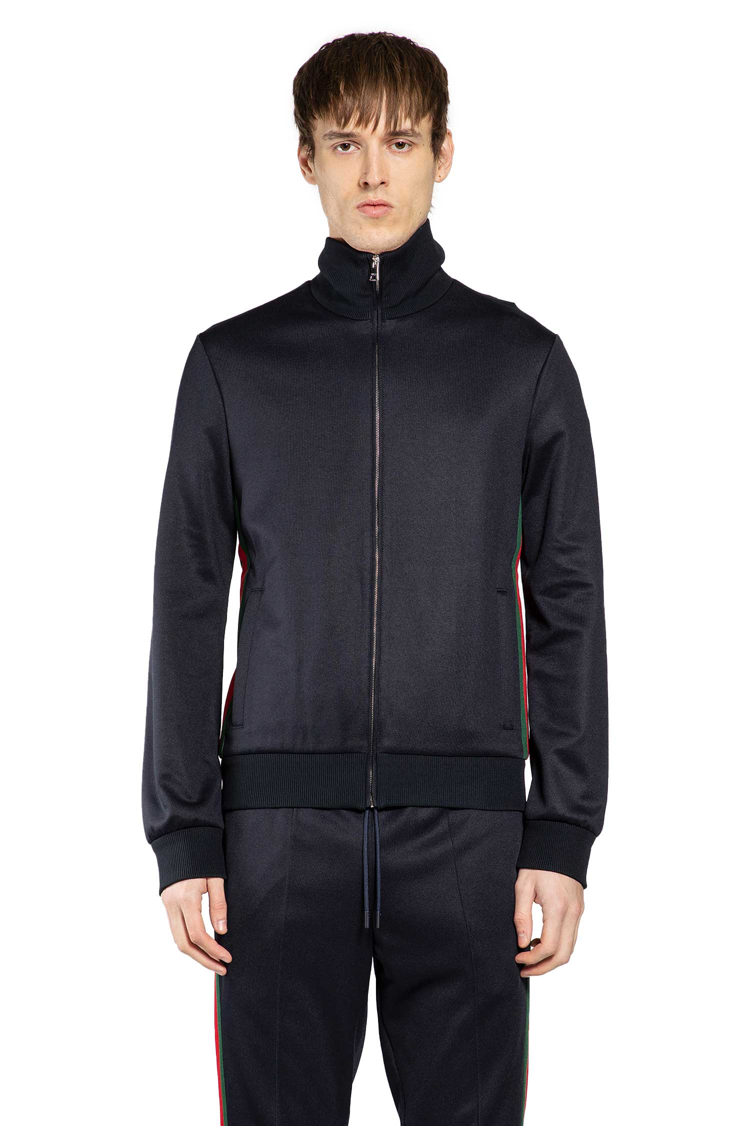 Technical Jersey Track Jacket with Web