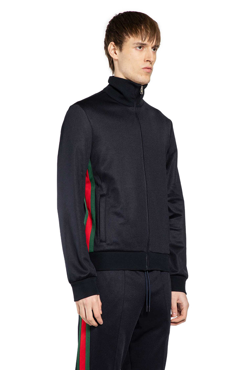 Technical Jersey Track Jacket with Web