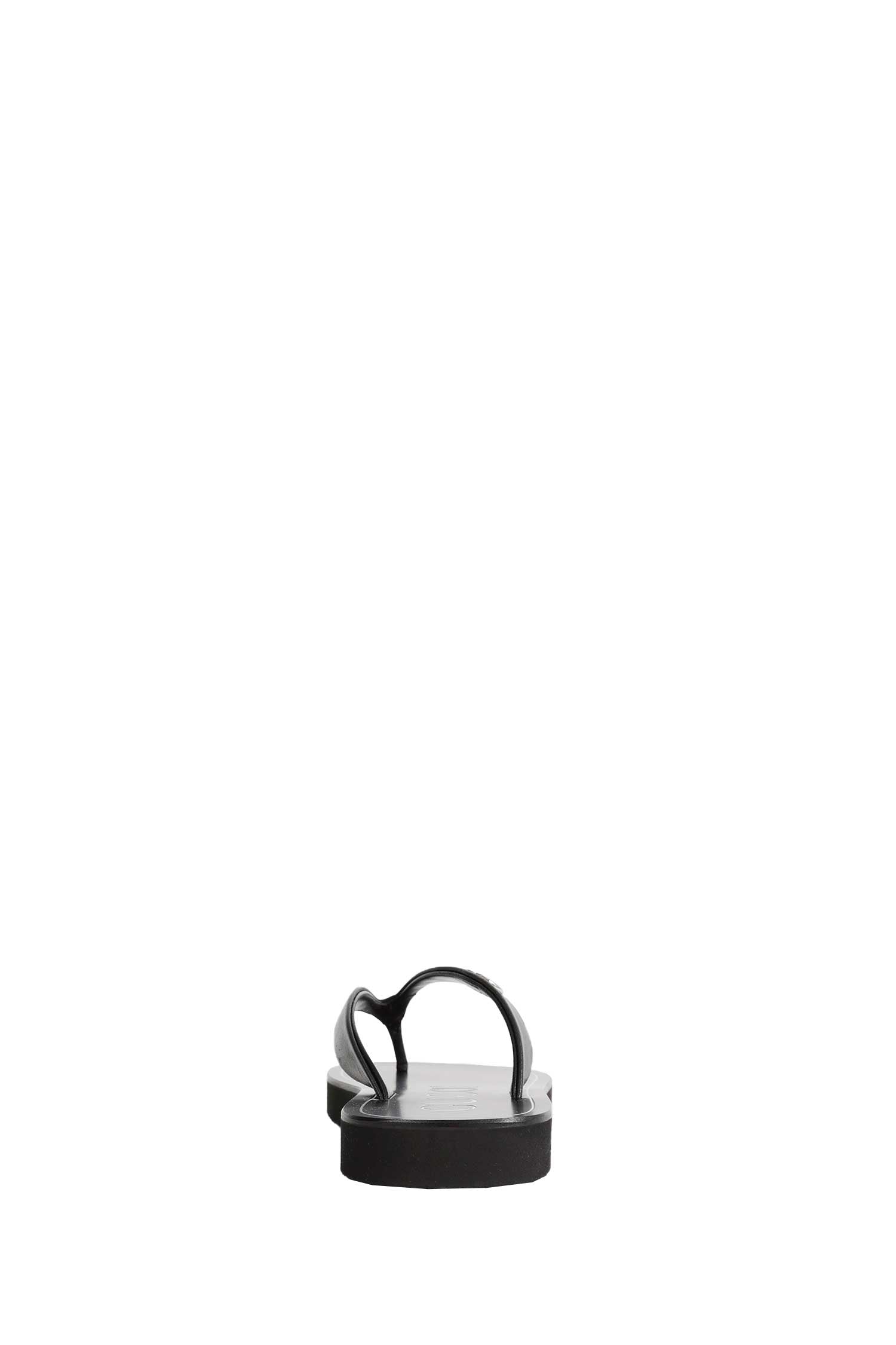 GUCCI Double G Thong Leather Sandals woman
