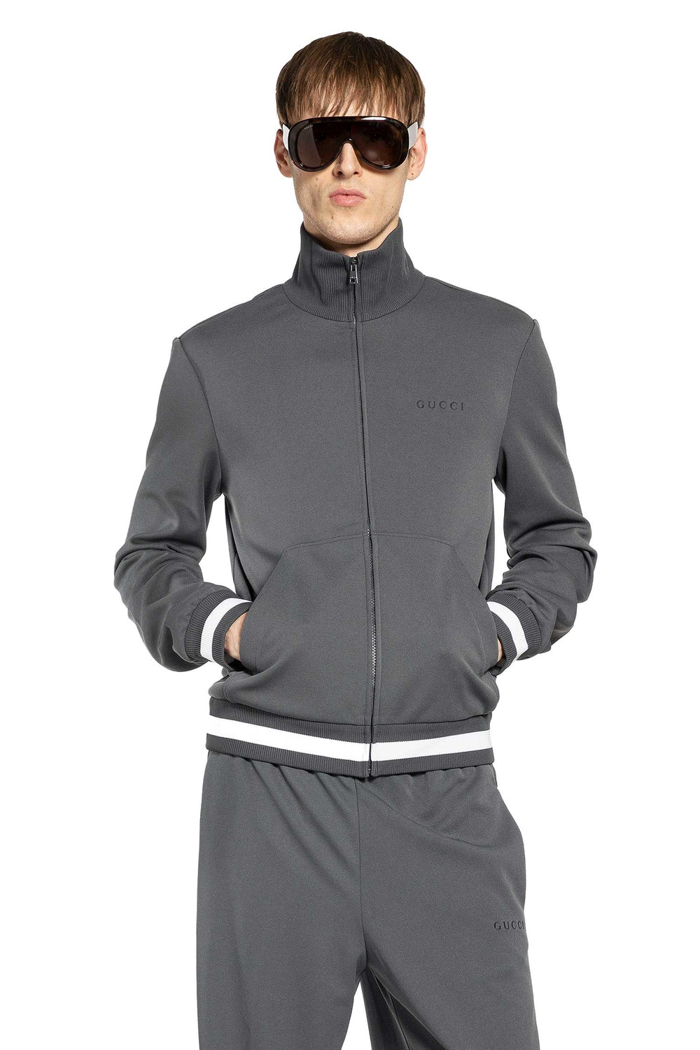 GUCCI Technical  Jersey Track Jacket man