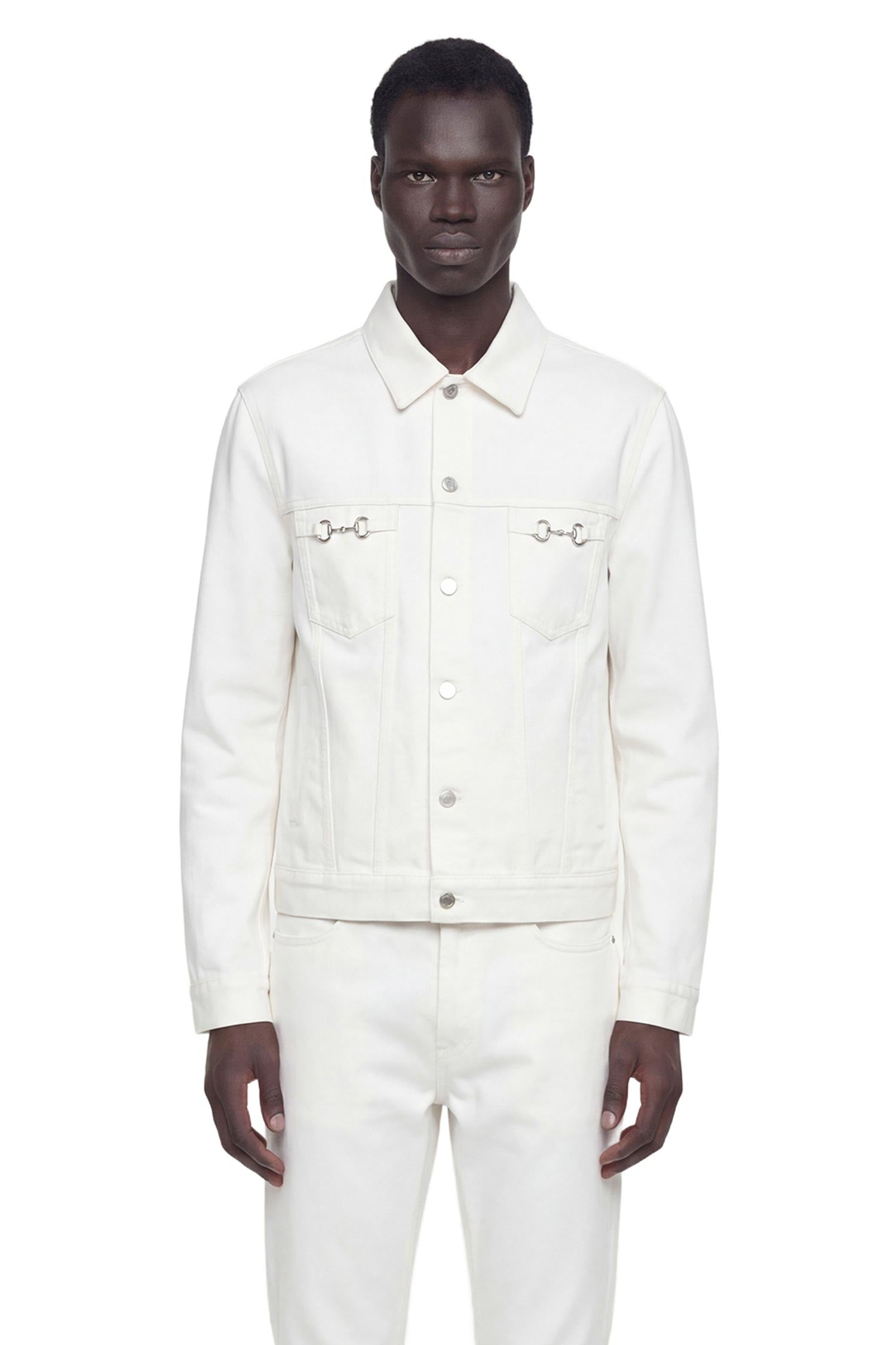 Horsebit Denim Jacket