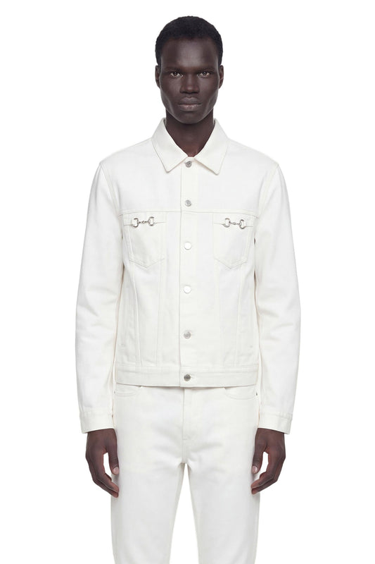 Horsebit Denim Jacket