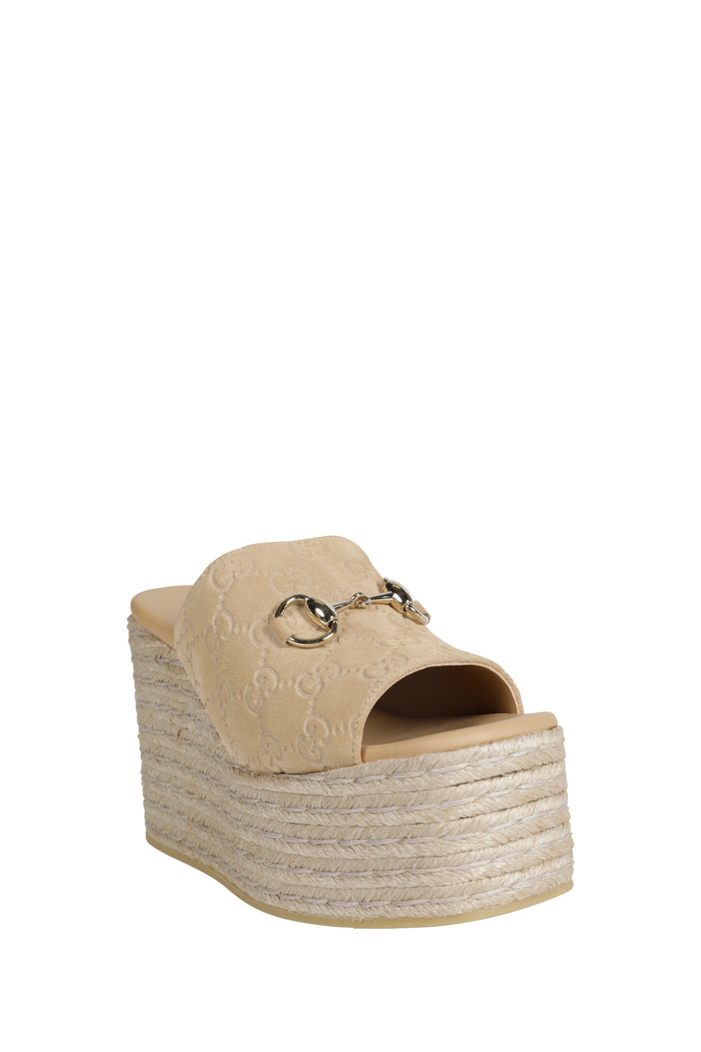 GG Suede Espadrilles