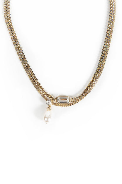 Skull & Crystal Necklace