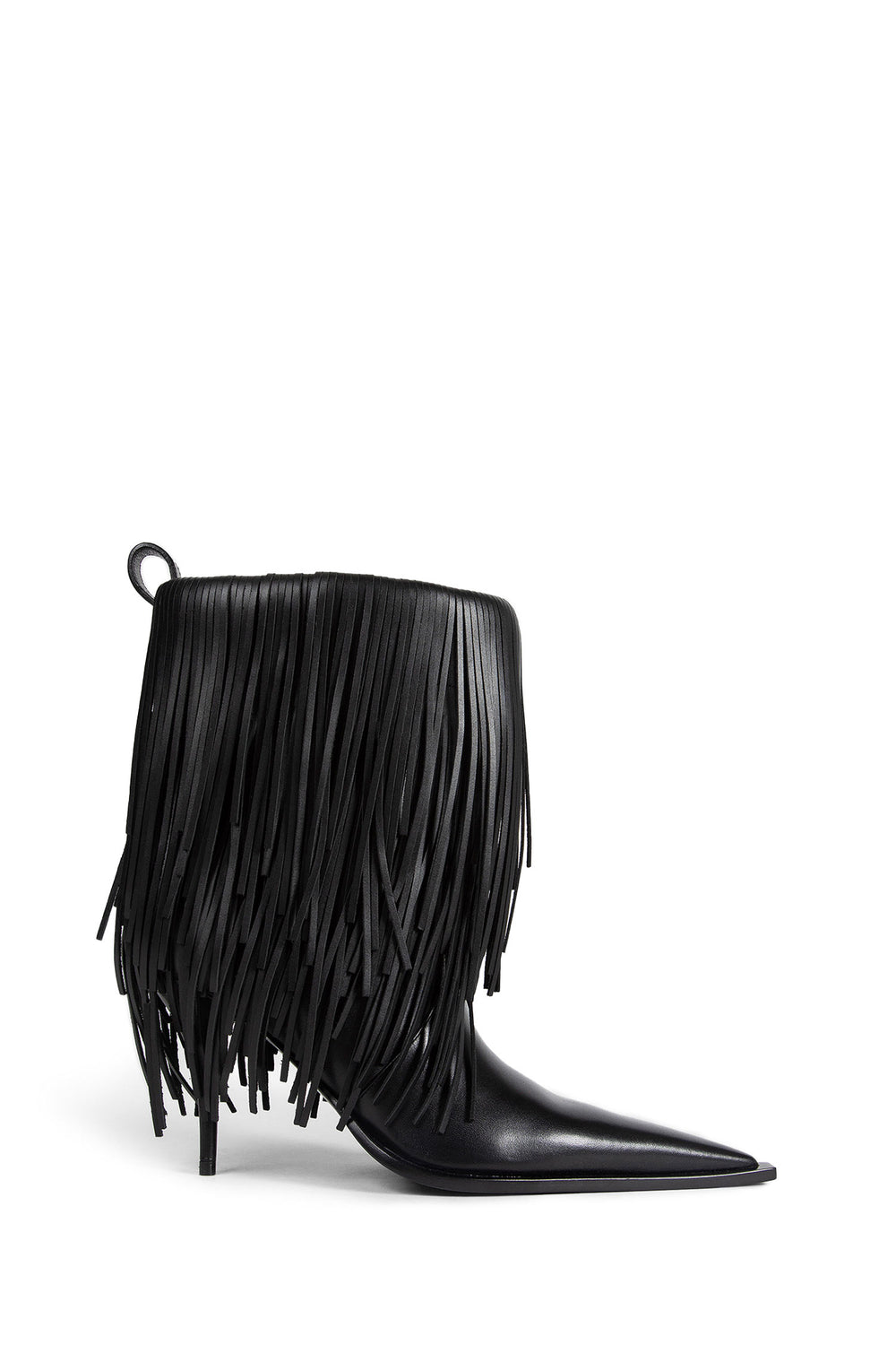 BALENCIAGA Avenue Fringe Ankle Boots woman