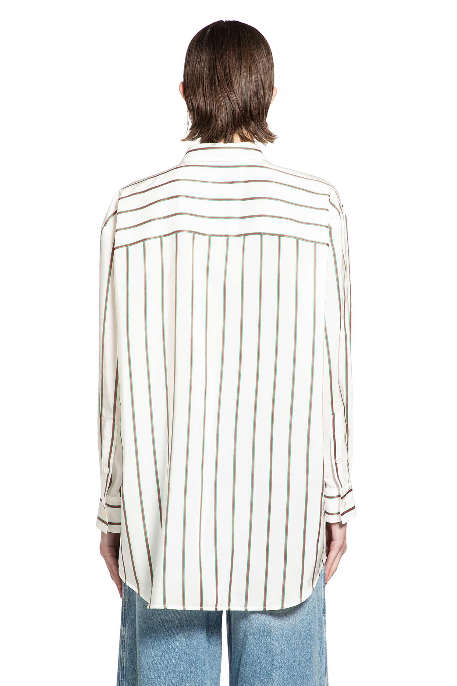 GUCCI Web Silk Jacquard Shirt woman