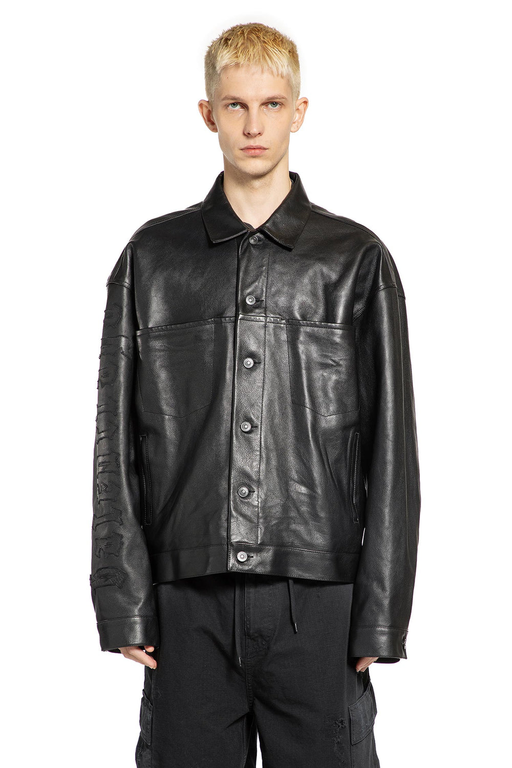 BALENCIAGA Shirt Leather Jacket man