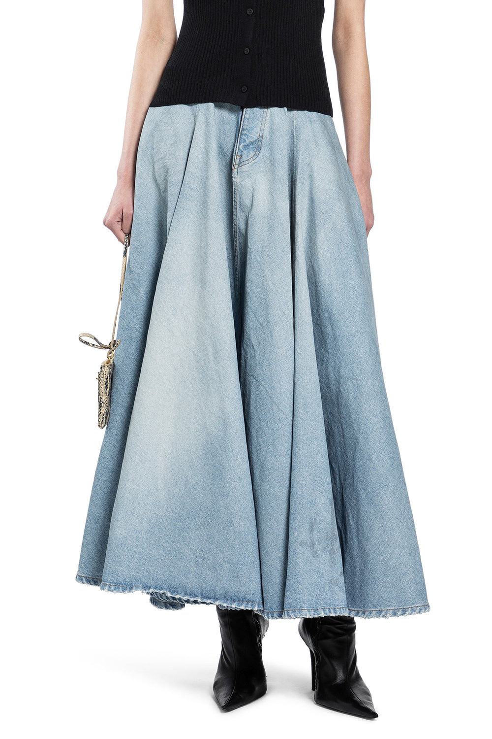 BALENCIAGA Godet Maxi Skirt woman