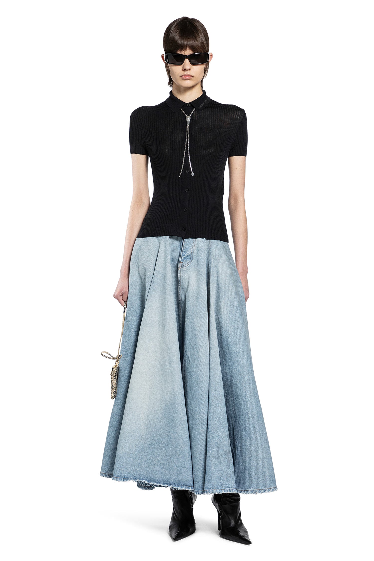 Godet Maxi Skirt