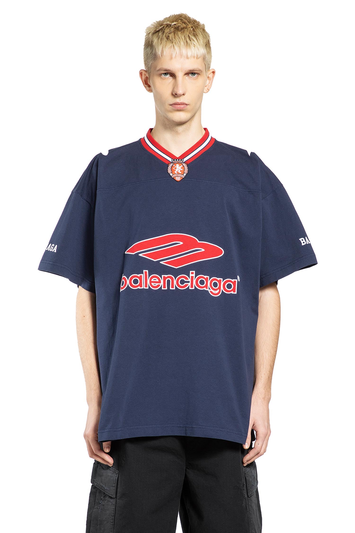3B Football V-Neck T-Shirt