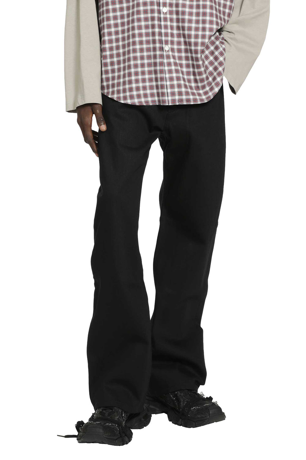 BALENCIAGA Curved Knee Jeans man
