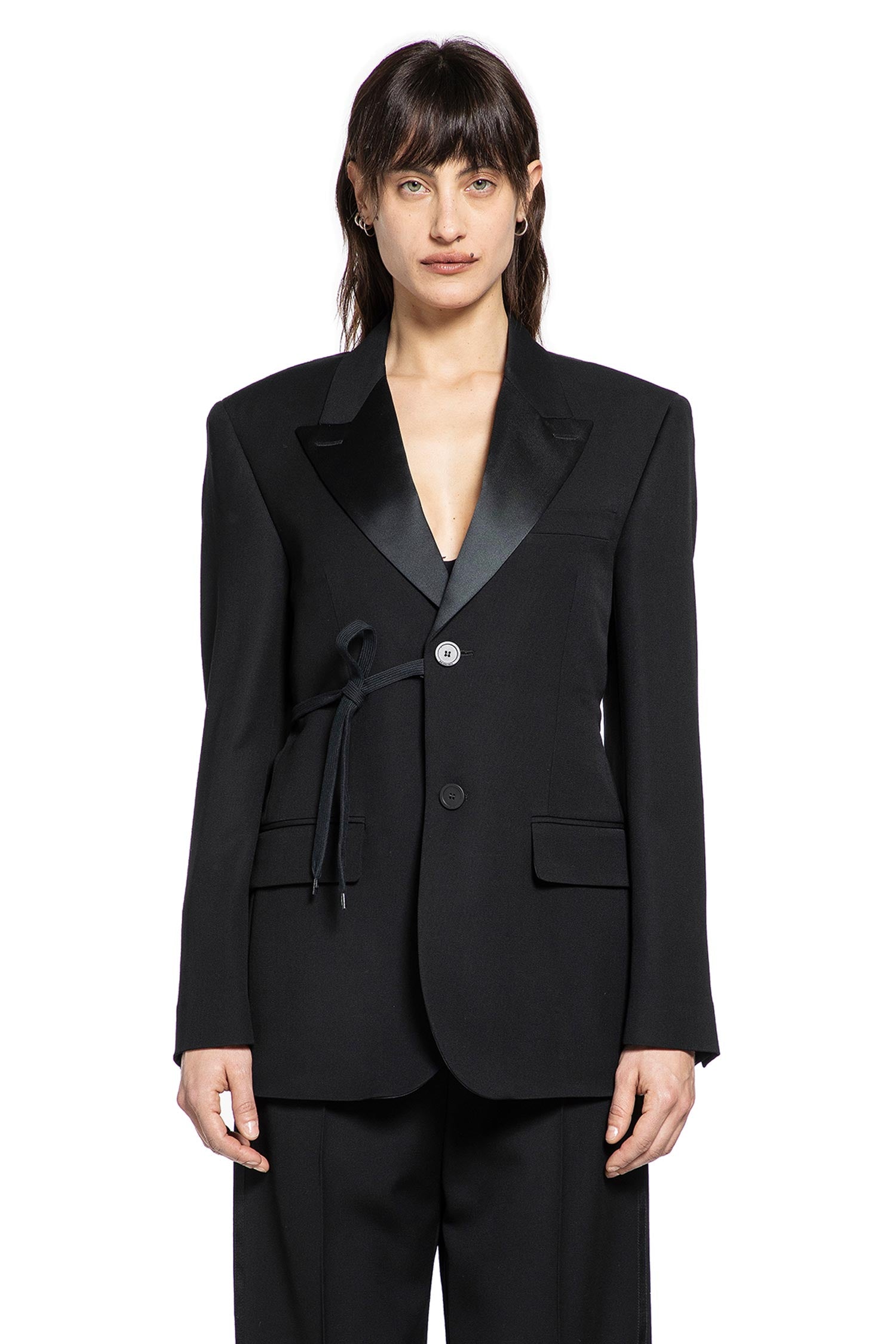 Wrap Tuxedo Blazer