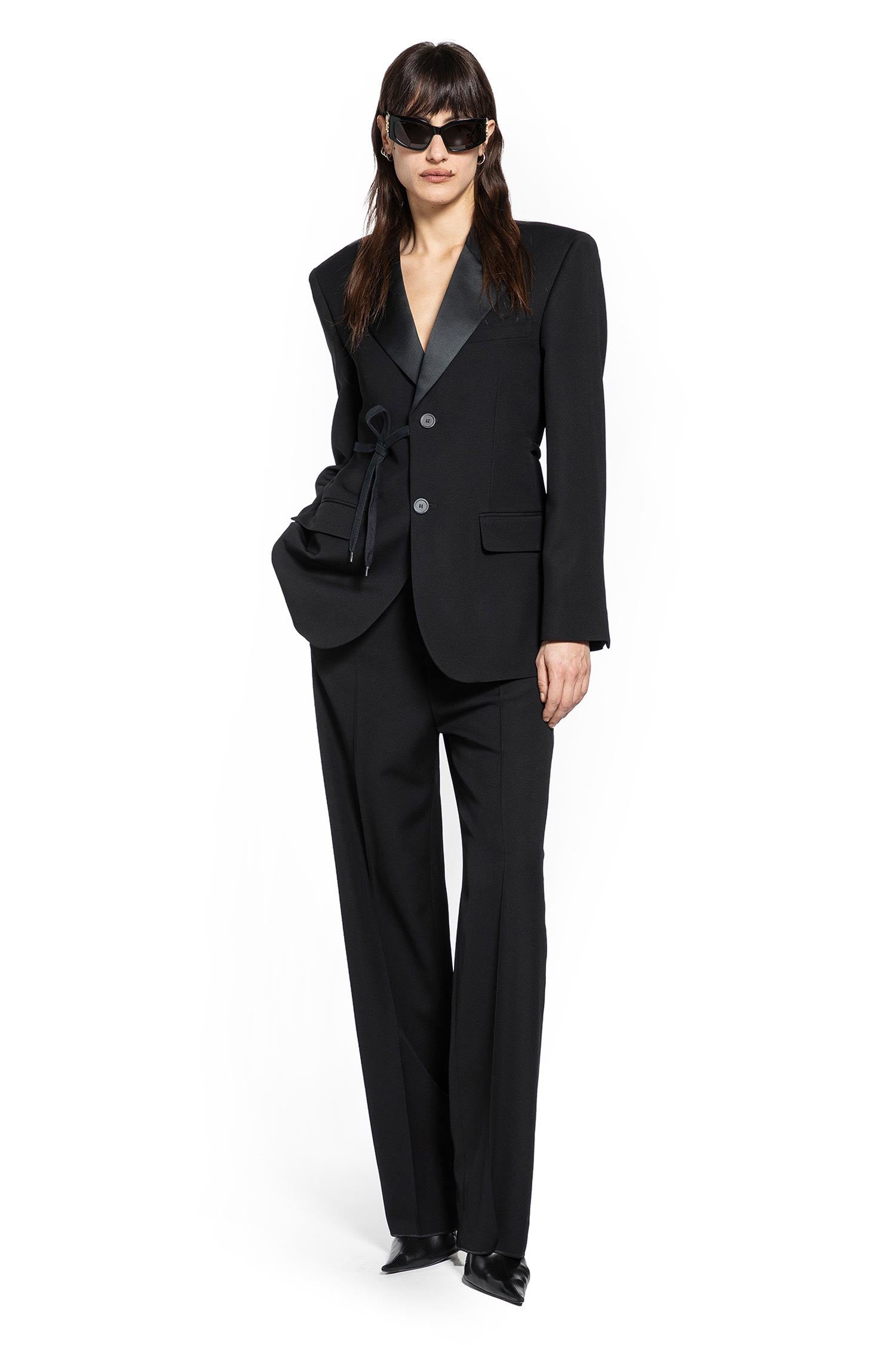 Wrap Tuxedo Blazer
