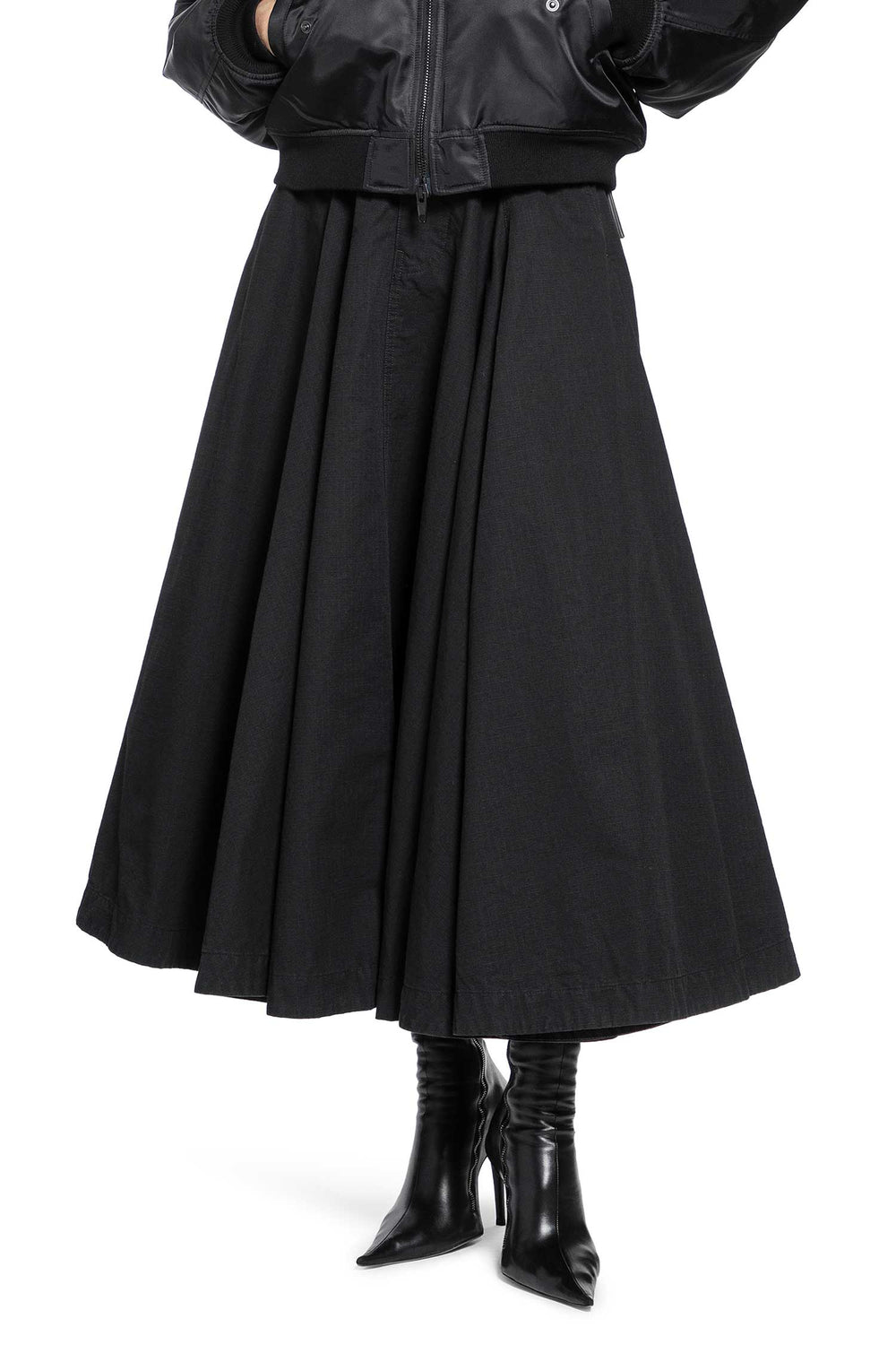 BALENCIAGA Godet Maxi Skirt woman