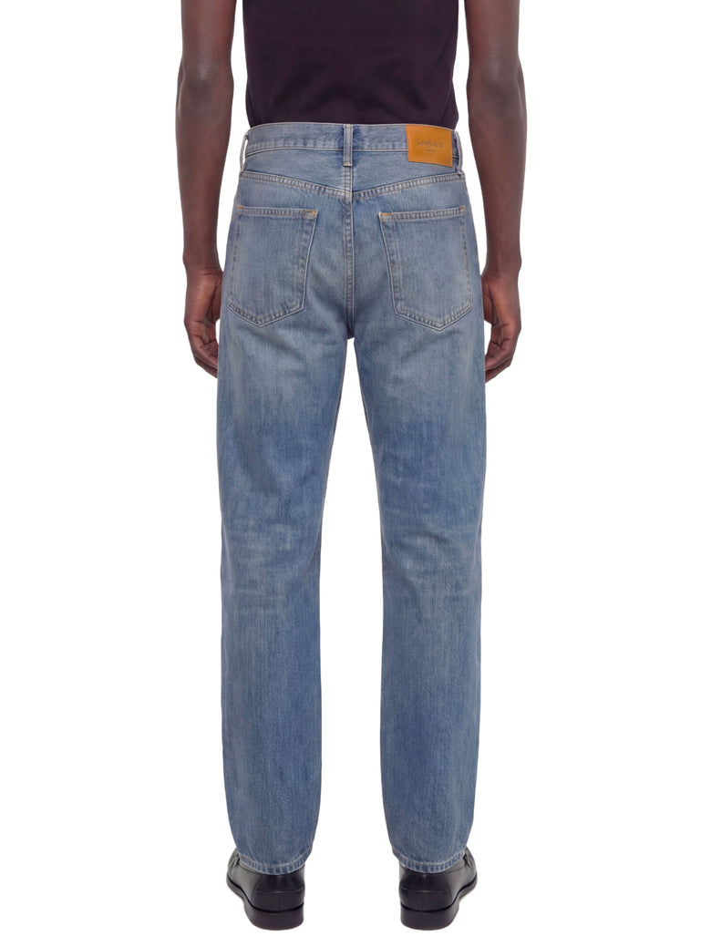 Tapered High-Rise Jeans