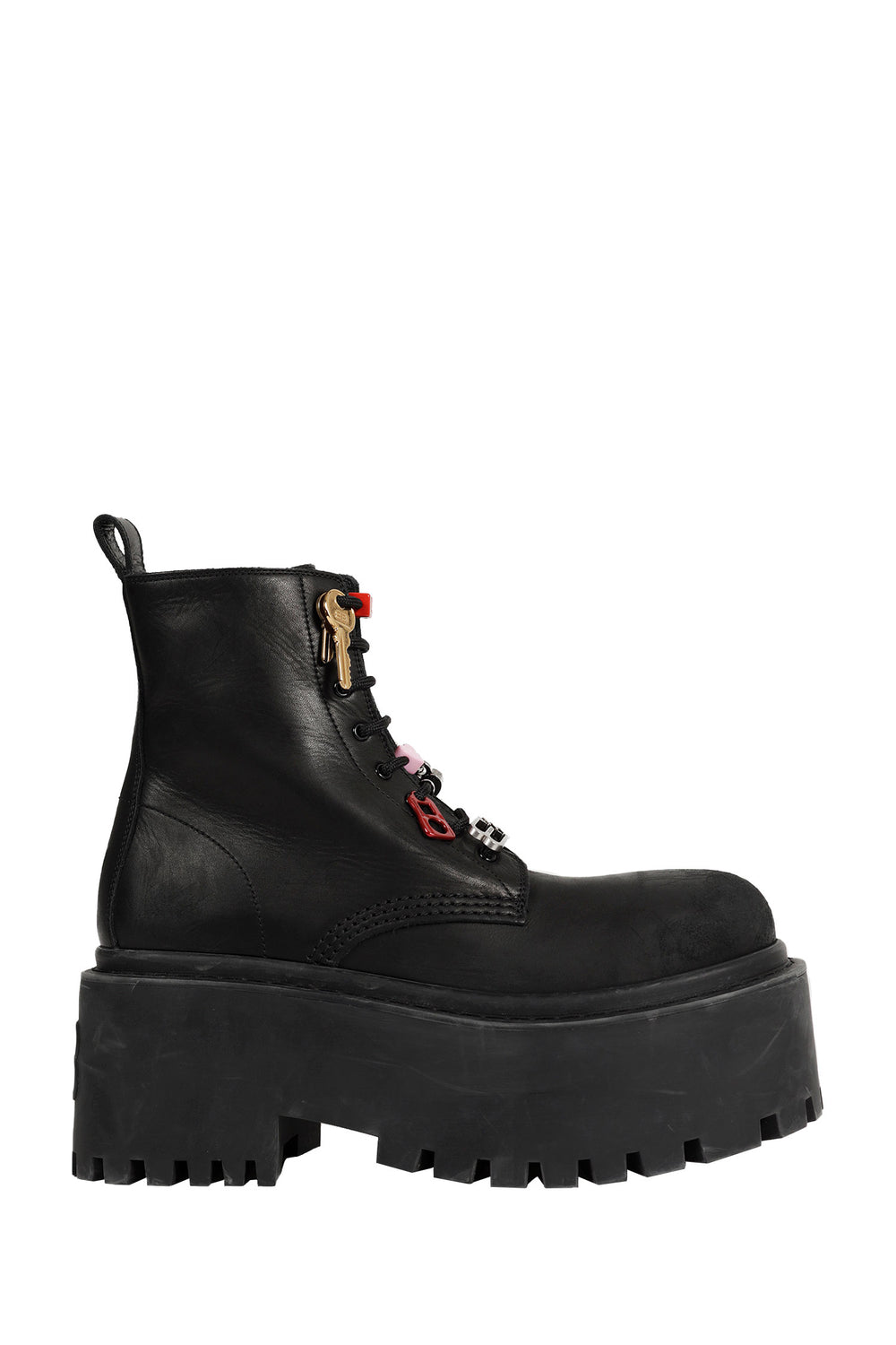 BALENCIAGA Strike Platform Booties With Charms woman