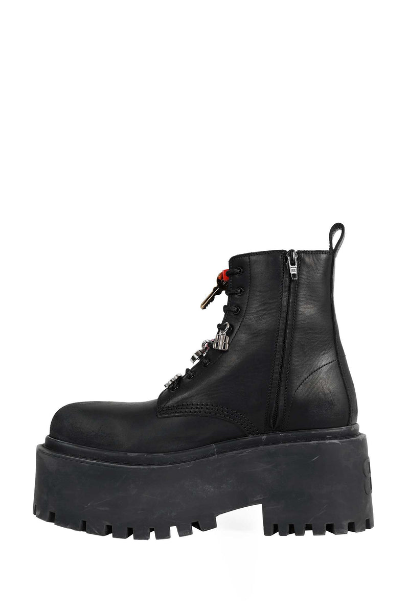 Strike Platform Booties With Charms