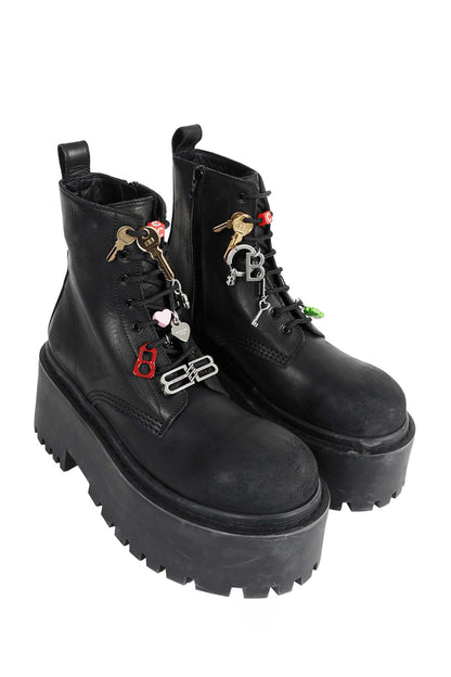 Strike Platform Booties With Charms