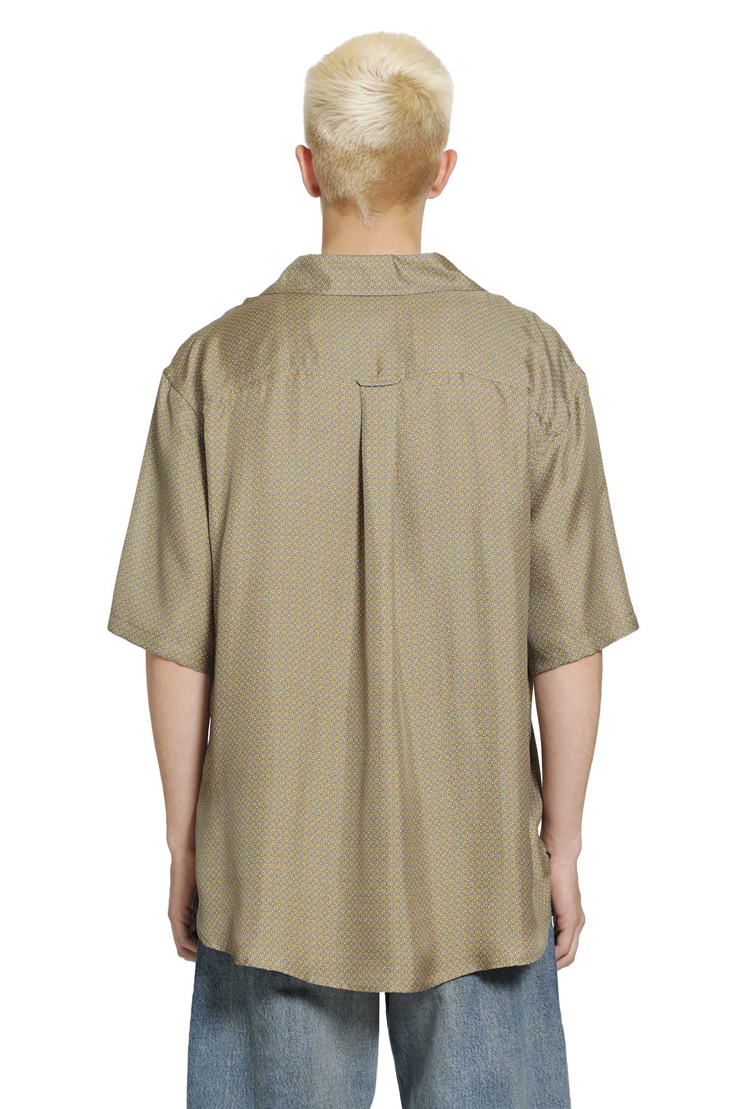 Shirt in Geometrc Silk