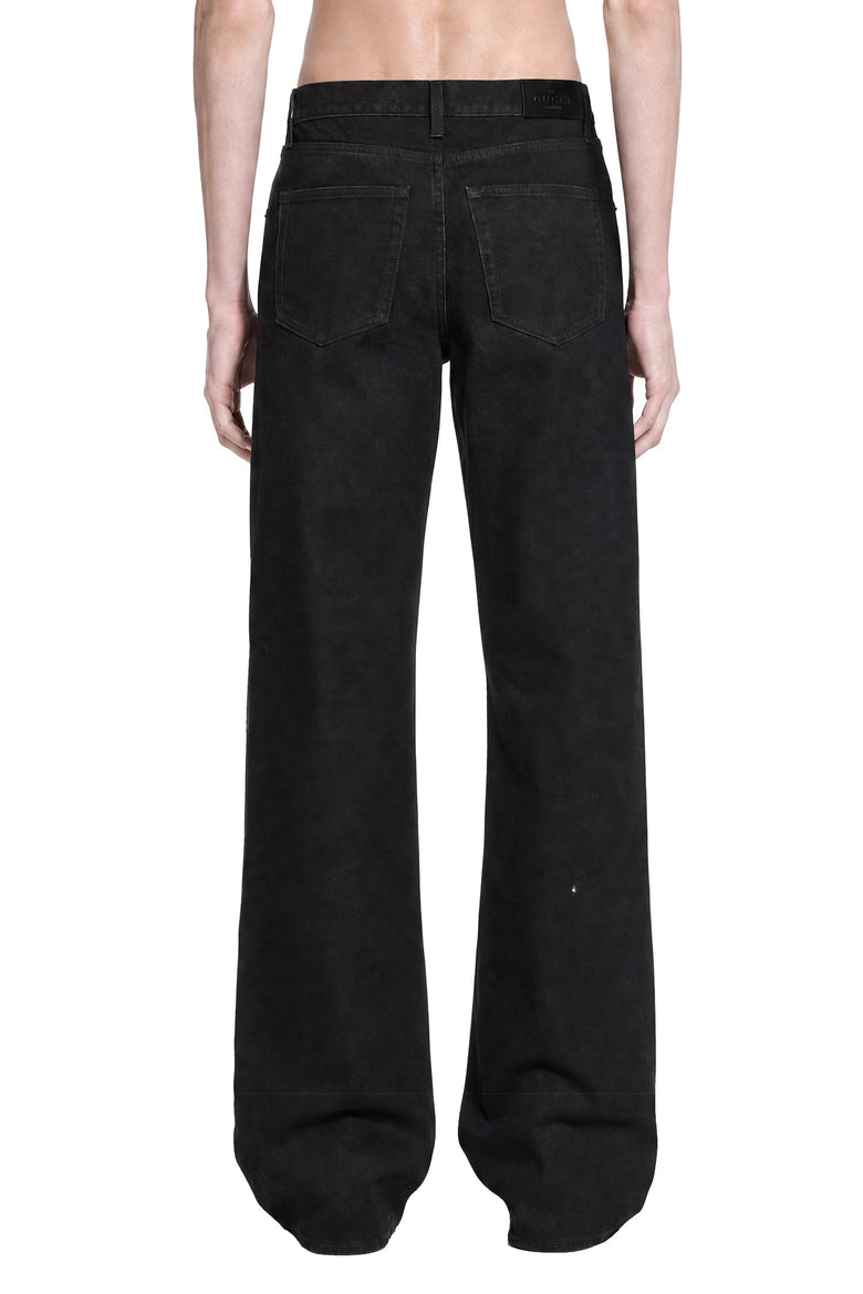 GUCCI Horsebit Flared Jeans man