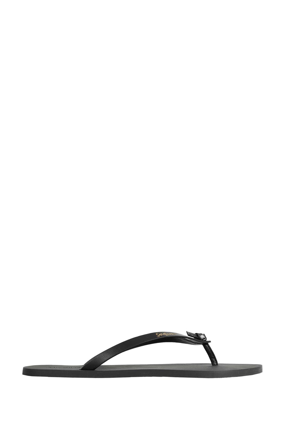 SAINT LAURENT Leather Pool Flip-Flops man