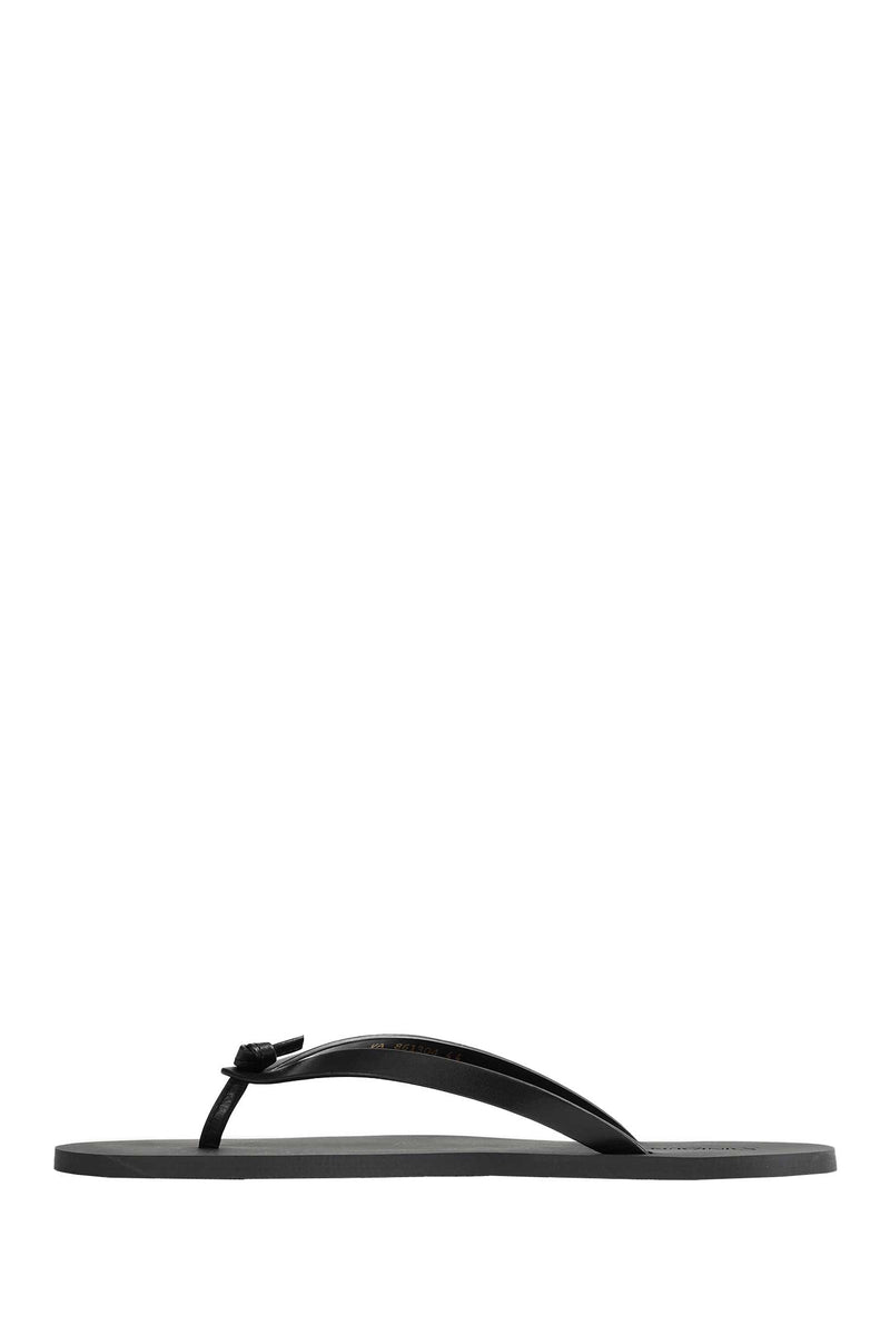 SAINT LAURENT Leather Pool Flip-Flops man