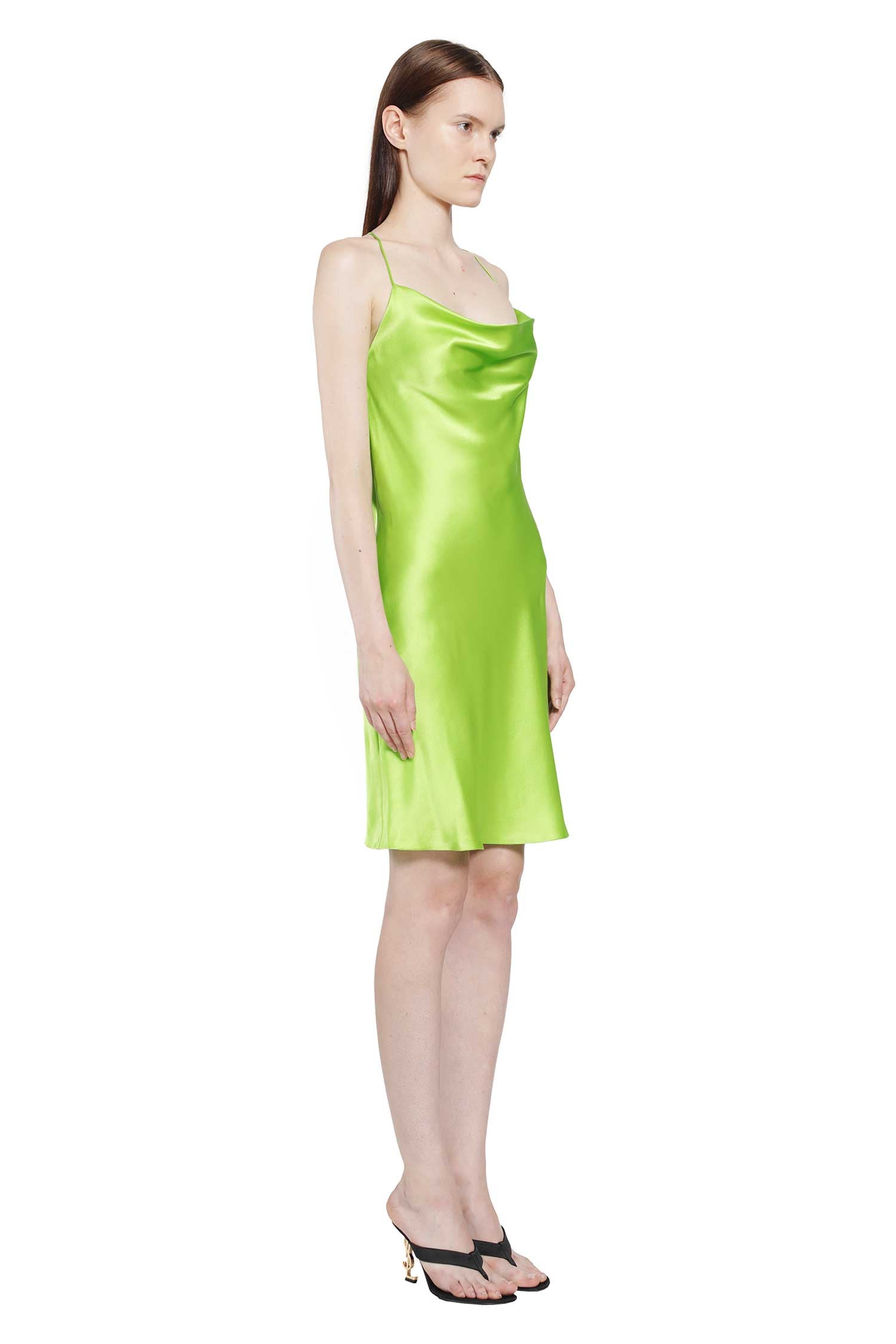 SAINT LAURENT Backless Cowl Dress woman