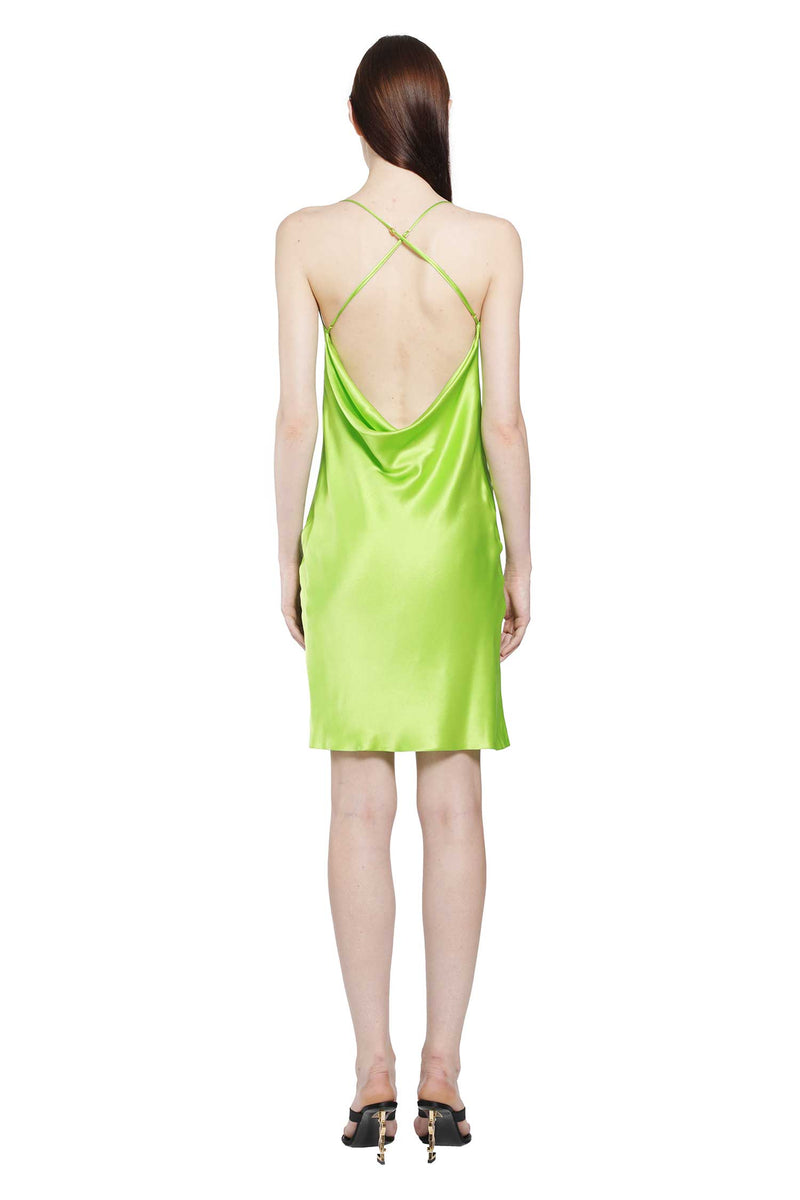 SAINT LAURENT Backless Cowl Dress woman