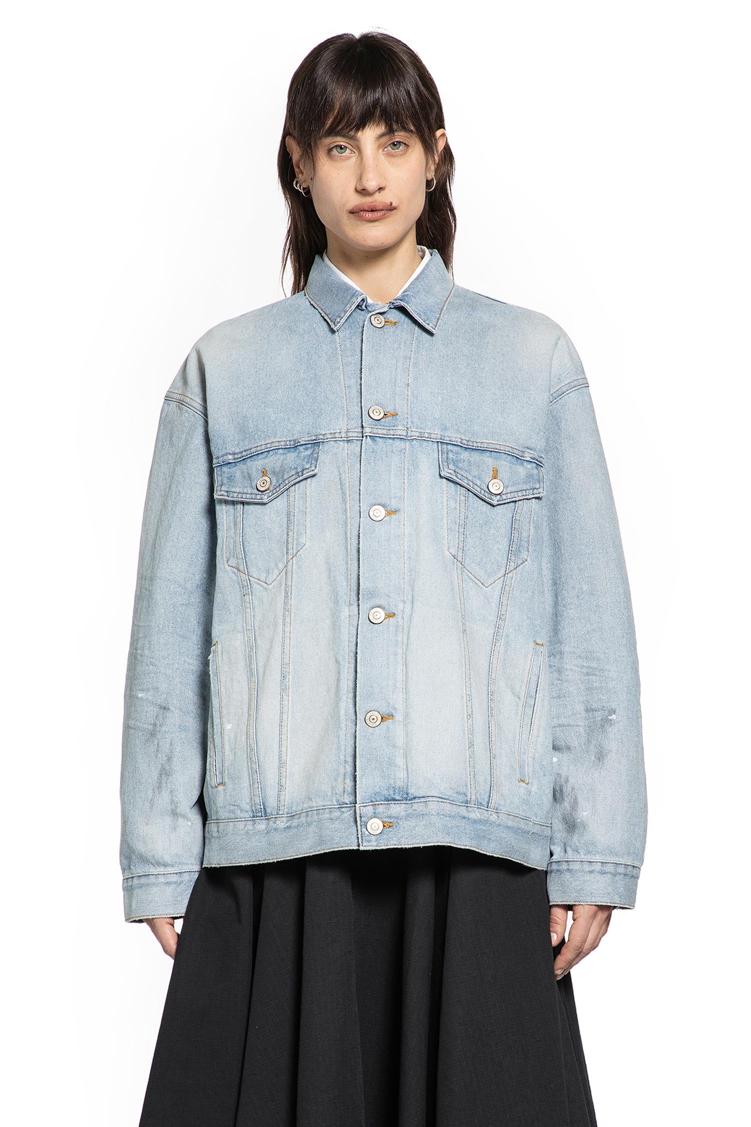 Masking Tape Logo Denim Jacket