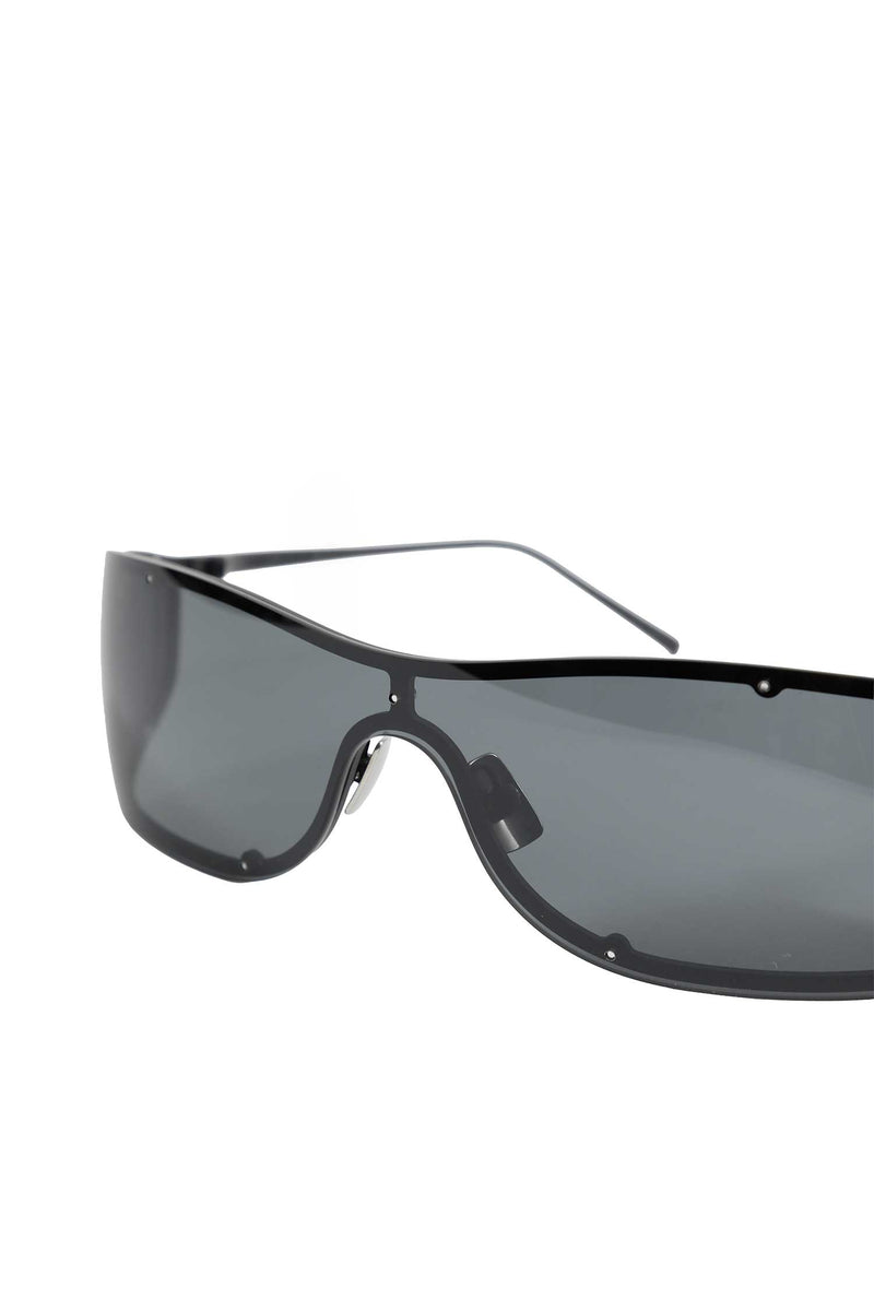 SAINT LAURENT Rimless Shield Sunglasses man