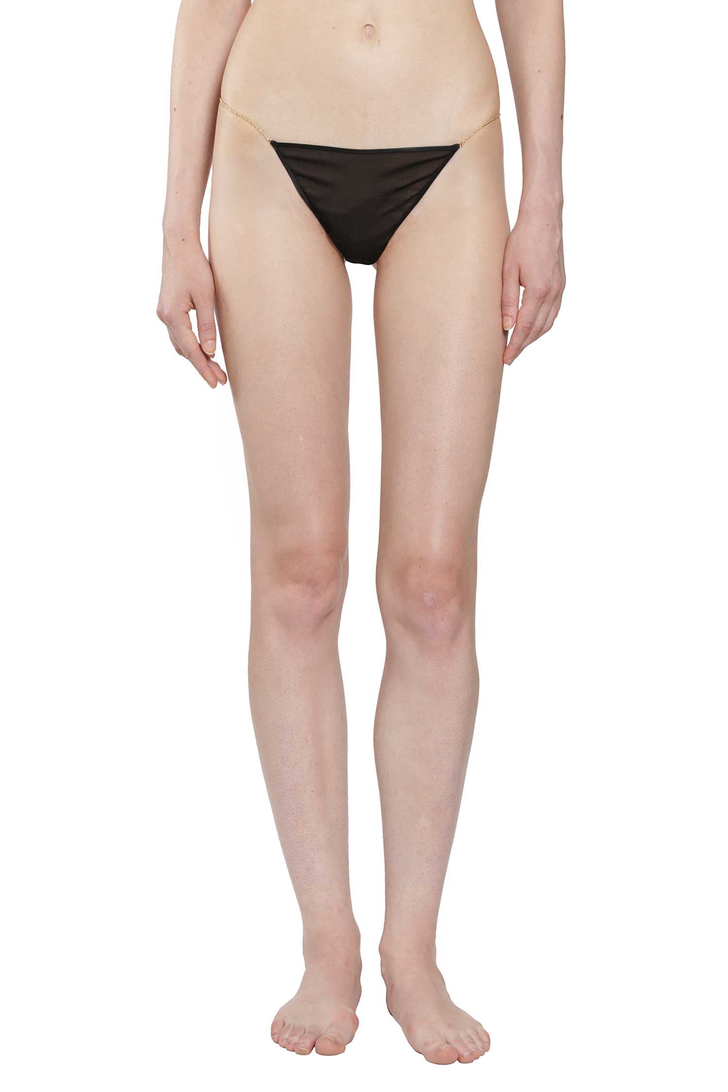 SAINT LAURENT Silk Briefs woman