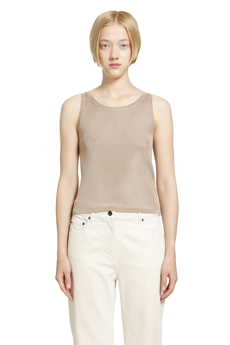 SAINT LAURENT Viscose Tank Top woman