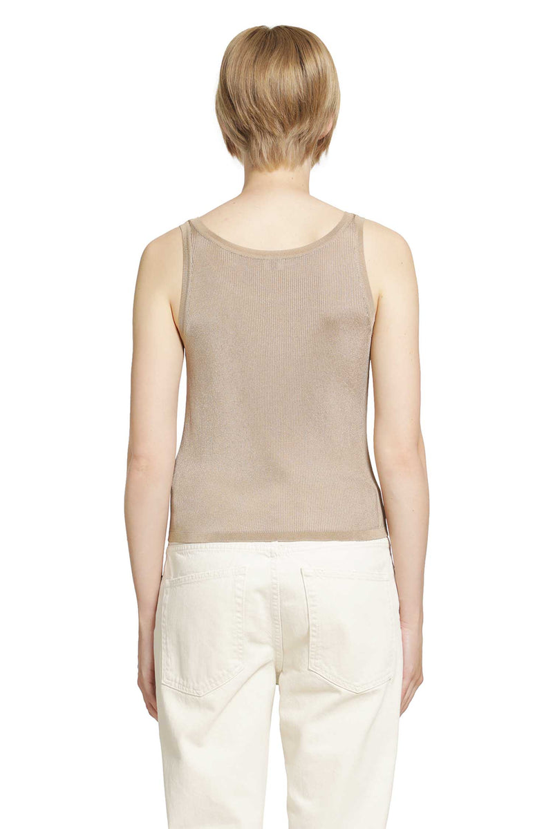 SAINT LAURENT Viscose Tank Top woman