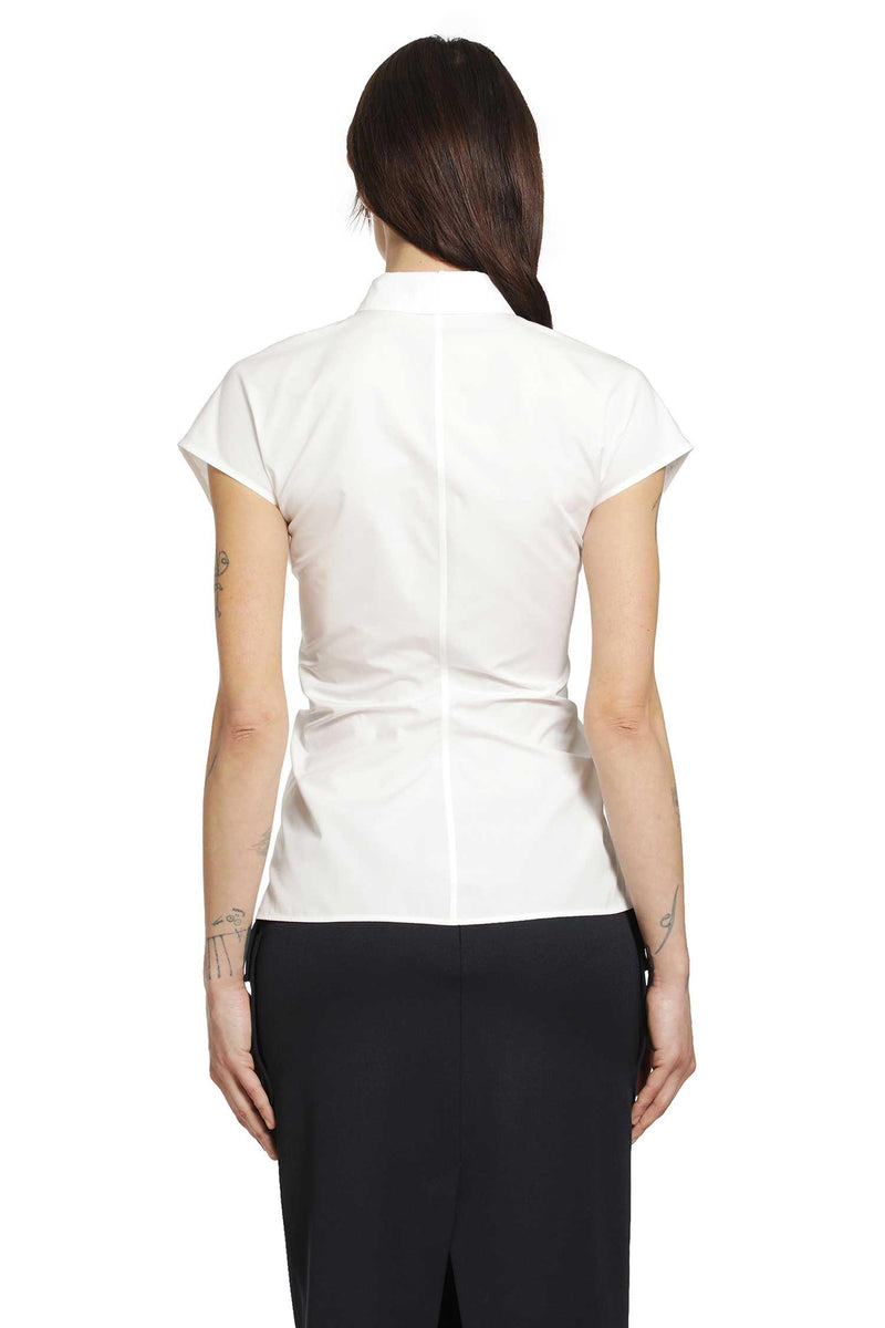 Gathered Short Sleeve Shirt