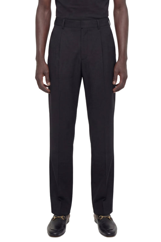 Wool Silk Twill Pants