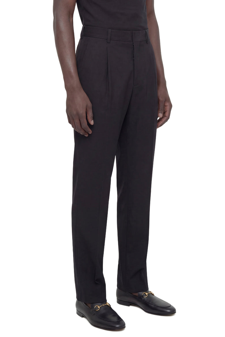 Wool Silk Twill Pants