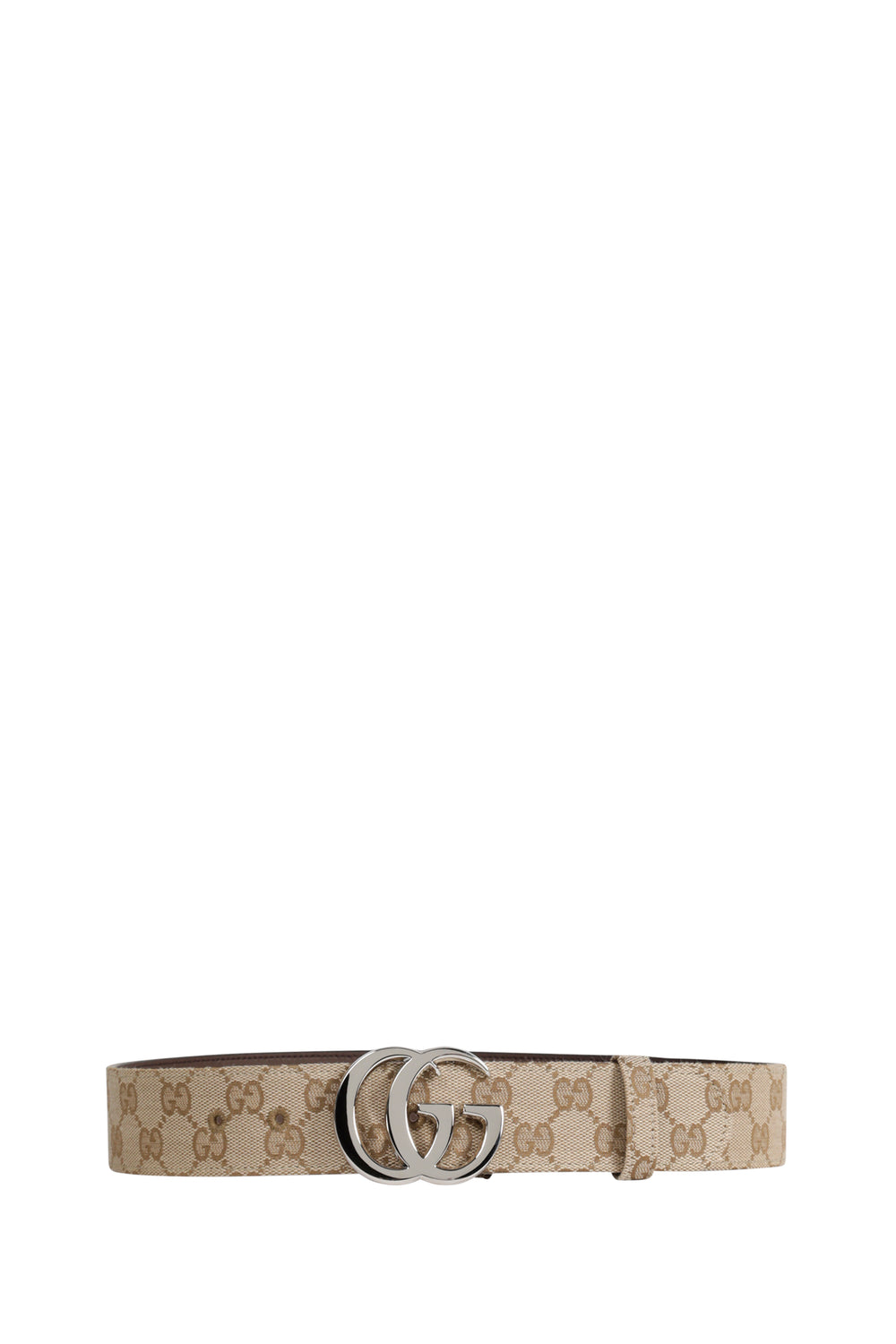 GUCCI Flat Marmont Canvas Belt man