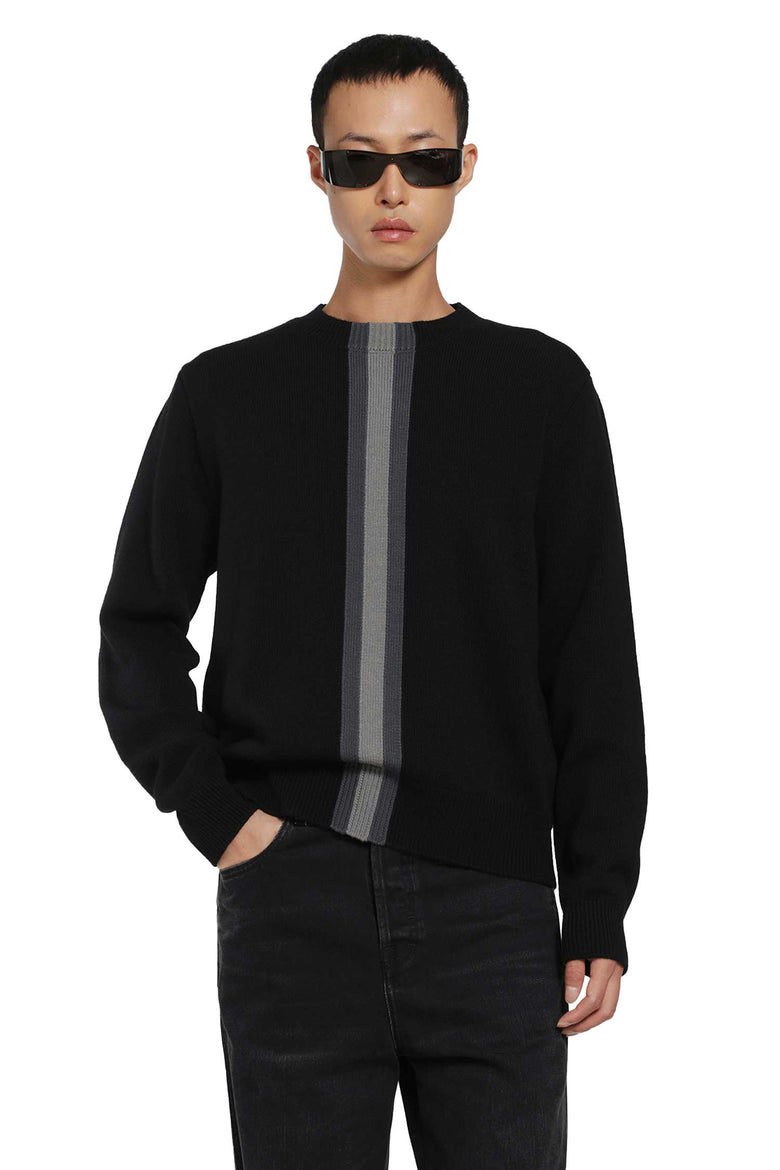 GUCCI Knit Wool Sweater With Muted Web man
