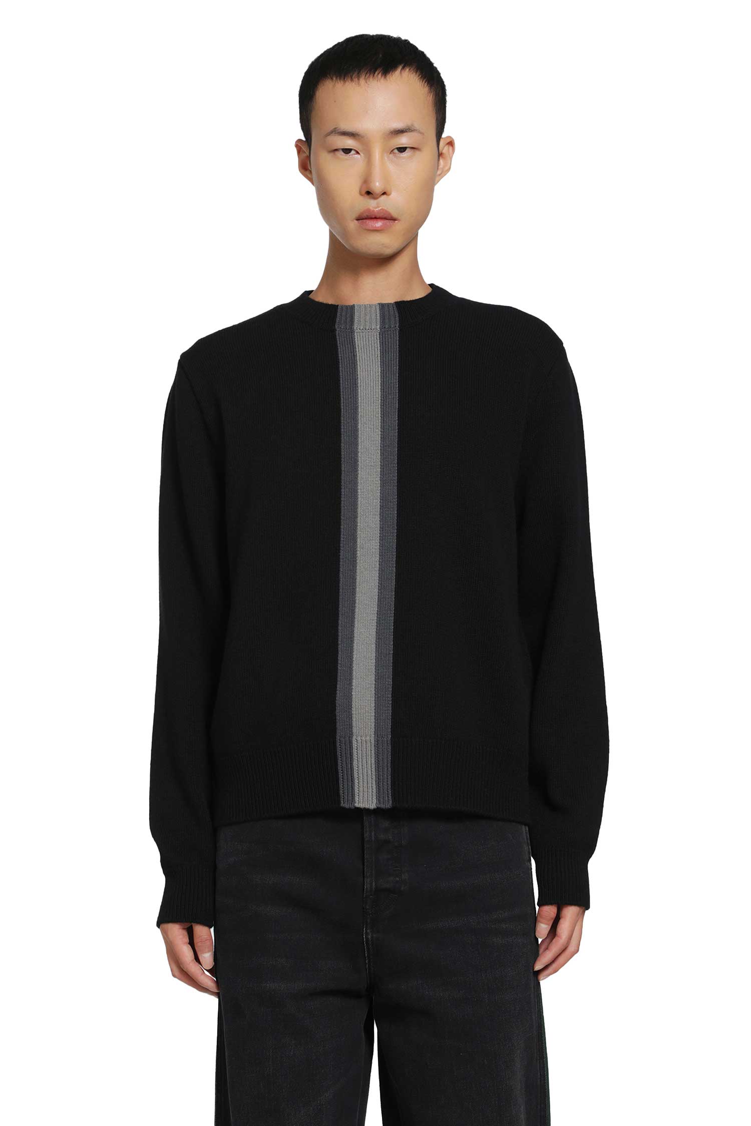 GUCCI Knit Wool Sweater With Muted Web man